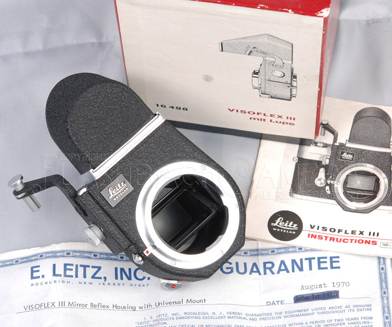LEICA VISOFLEX III - CHAMBRE REFLEX Macro photo, avec adaptateur et LEICA VISOFLEX III - CHAMBRE REFLEX Macro photo, avec adaptateur et