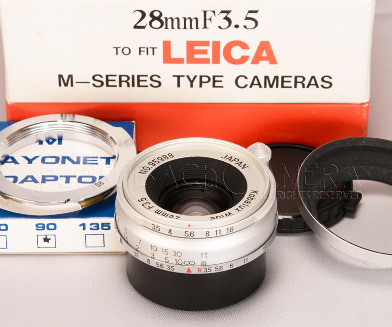 品質満点 Avenon Kobalux Wide 28mm f3.5 (L) – FLASHBACK CAMERA その他