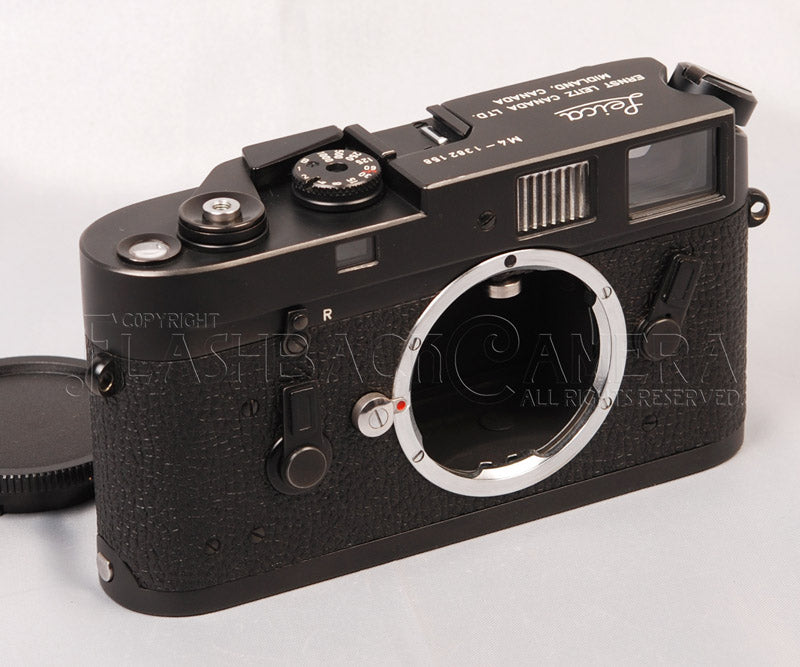 Leica M4 Black Chrome Midland – FLASHBACK CAMERA