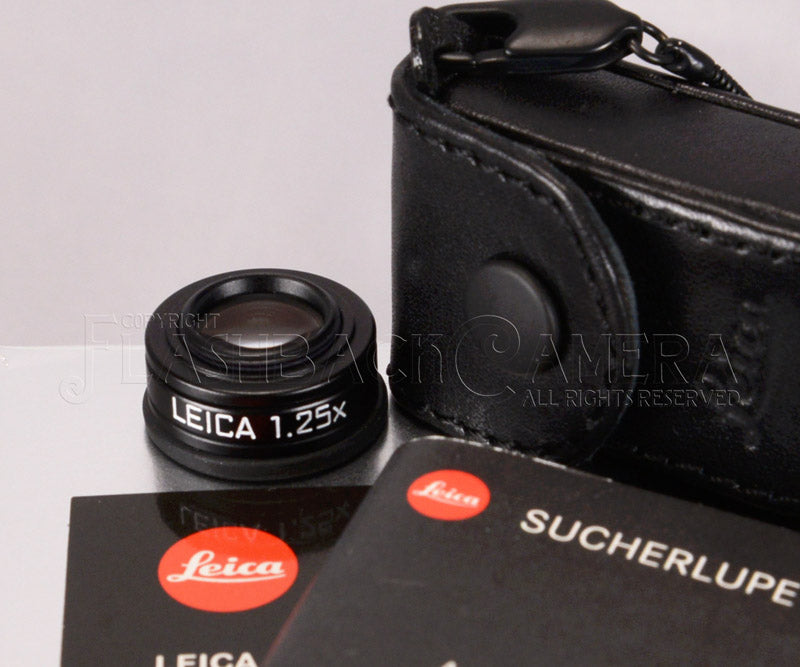 Leica Viewfinder Magnifier M 1.25x 12004 – FLASHBACK CAMERA