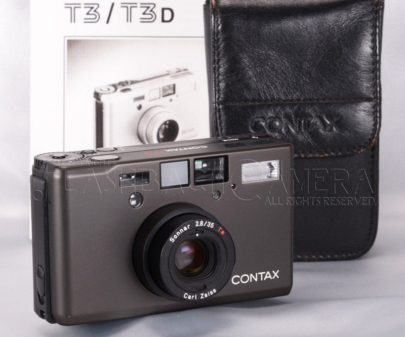 買取格安CONTAX T3 フィルムカメラ コンパクト コンタックス T2 フィルムカメラ