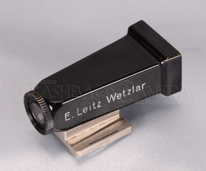Leitz 35mm Finder WEISU Black Paint – FLASHBACK CAMERA