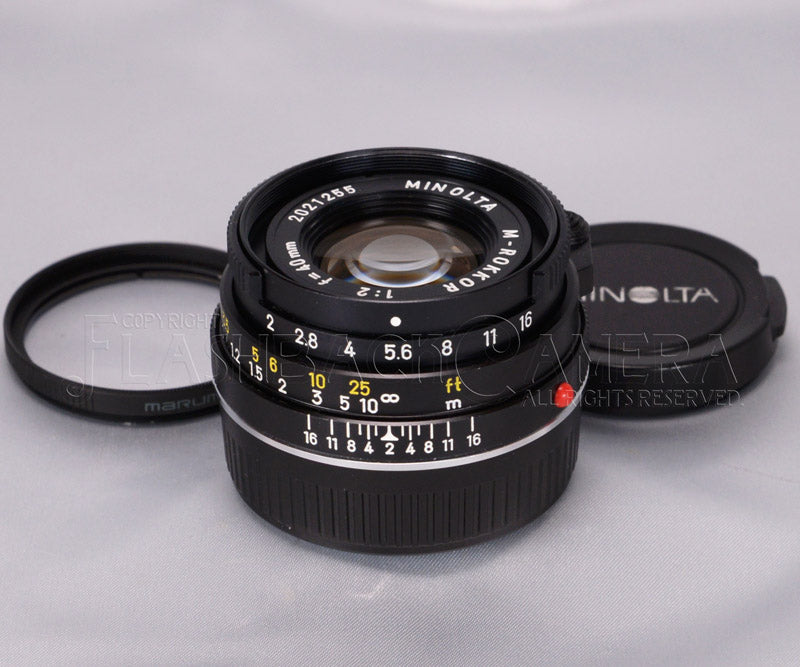 ミノルタ minolta 40mm f2 rokkor レンズ宜しくお願い致します