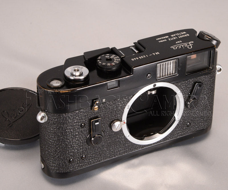 Leica M4 Black Paint – FLASHBACK CAMERA