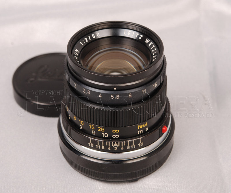 Summicron 50mm f2 (M) Black Paint – FLASHBACK CAMERA