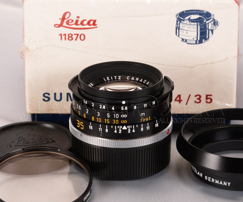 Summilux 35mm f1.4 (M) Black – FLASHBACK CAMERA