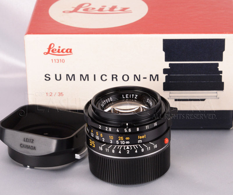 Summicron-M 35mm f2 (M) Black – FLASHBACK CAMERA