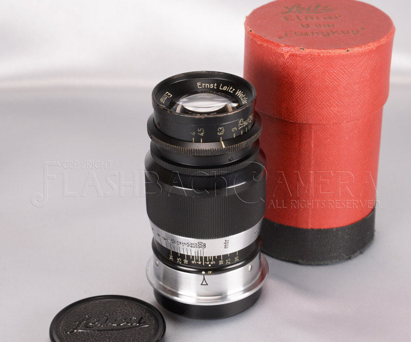 Elmar 90mm f4 (L) All Chrome オールクローム レア品 - レンズ(単焦点)