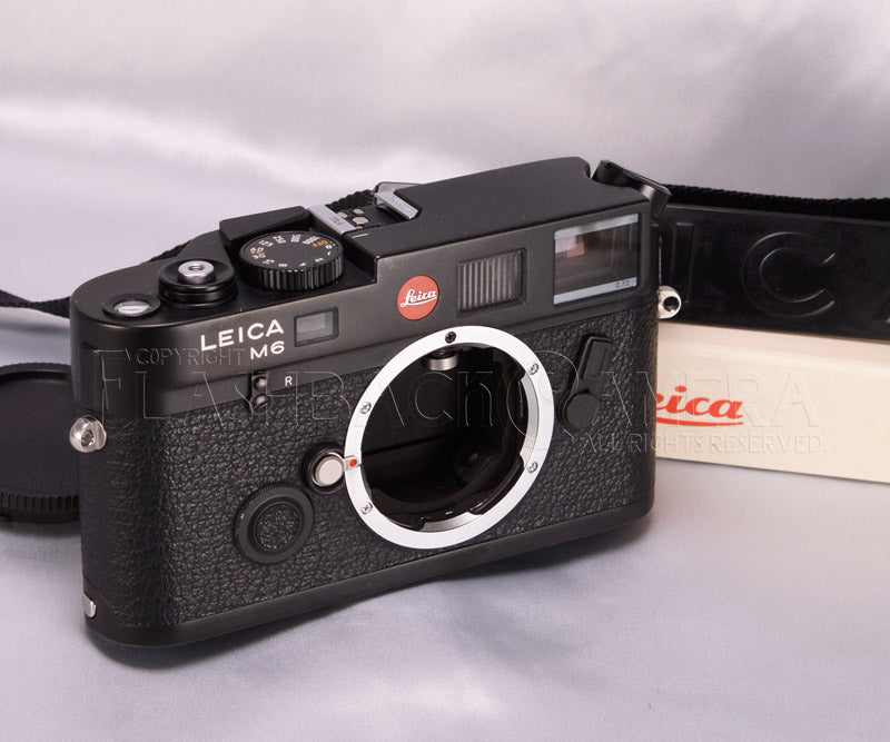 Leica M6 TTL 0.72 Black Chrome – FLASHBACK CAMERA