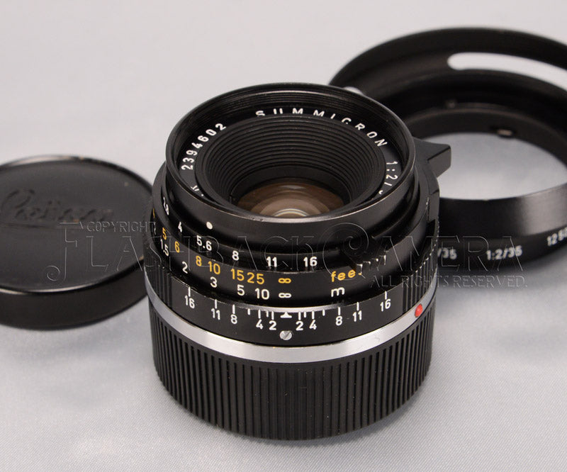 Summicron 35mm f2 (M) Black – FLASHBACK CAMERA