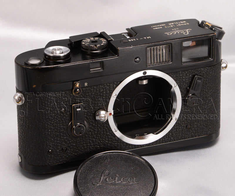 Leica M4 Black Paint – FLASHBACK CAMERA