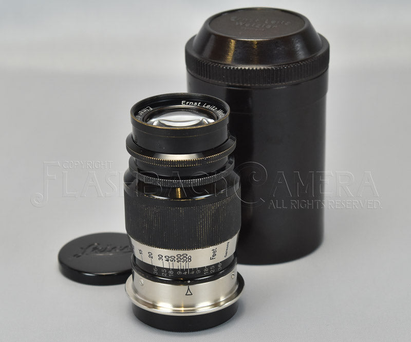 Elmar 90mm f4 (L) Black / Nickel – FLASHBACK CAMERA