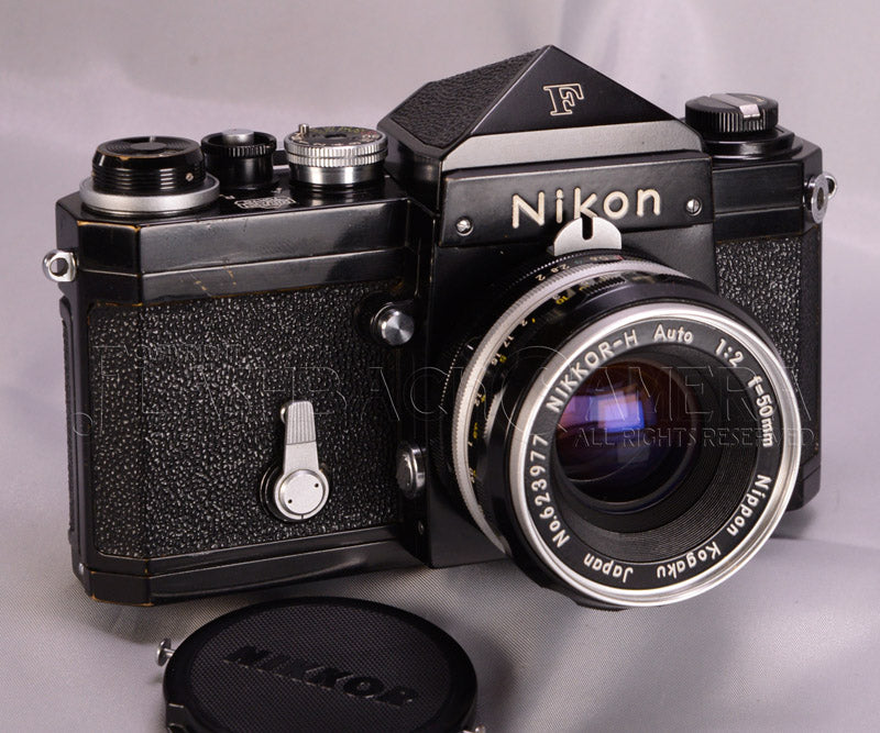 Nikon F Black Paint + Nikkor Auto 50mm f2 – FLASHBACK CAMERA