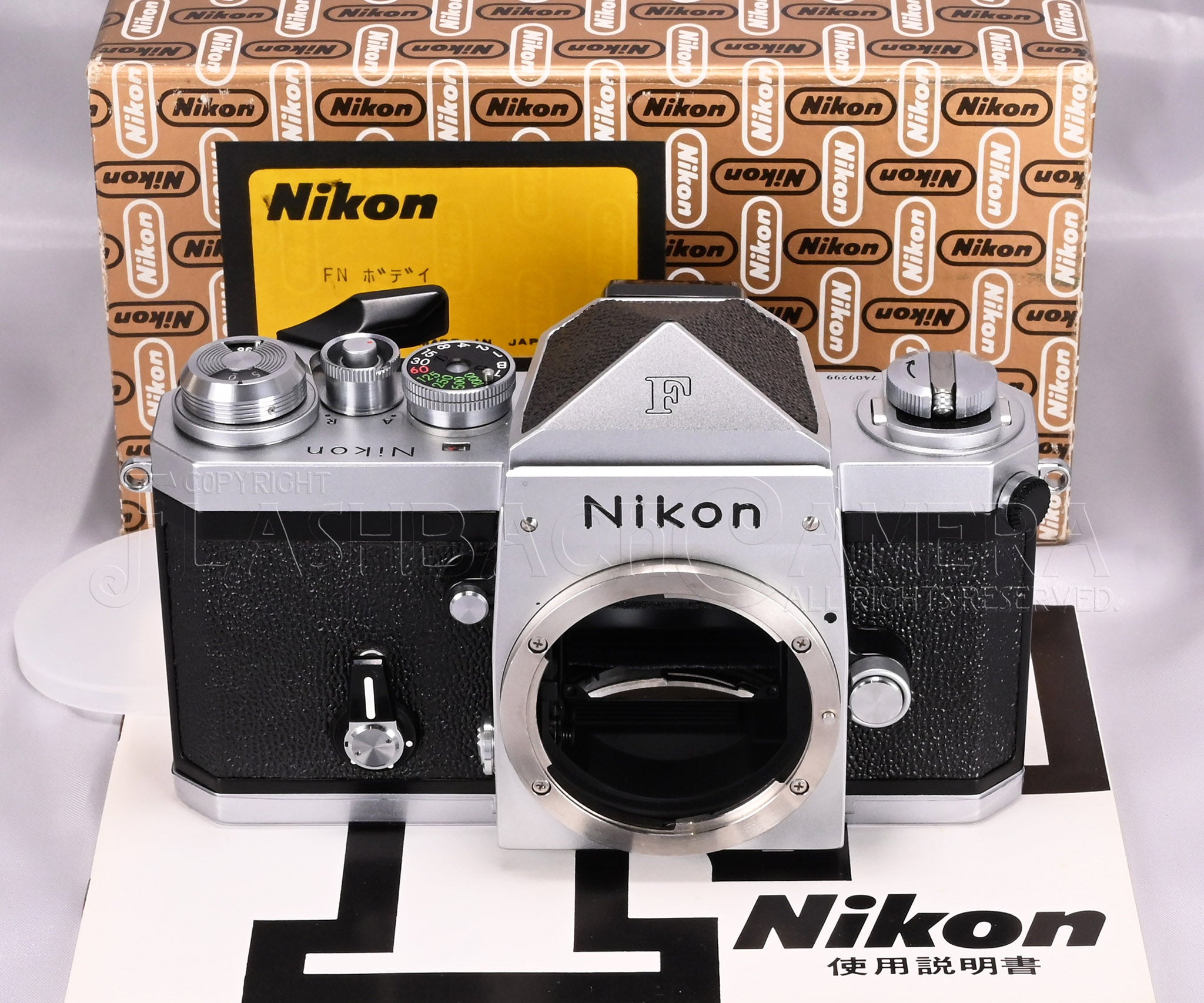 Nikon NEW F  50/2 レンズおまけでお付け致します