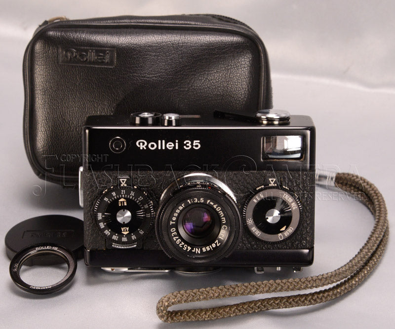 希少 ローライ ROLLEI 35 Tessar 40mm F3.5 シルバー - フィルムカメラ