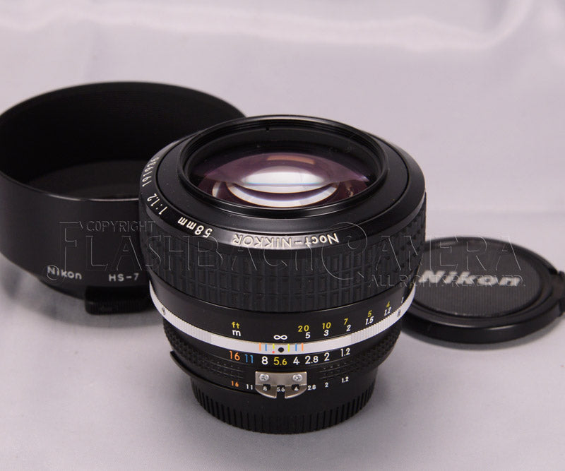 Noct-Nikkor 58mm f1.2 Ais – FLASHBACK CAMERA作動 レンズ(単焦点)