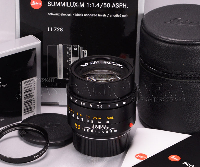 Summilux-M 50mm f1.4 ASPH (M) Black – FLASHBACK CAMERA