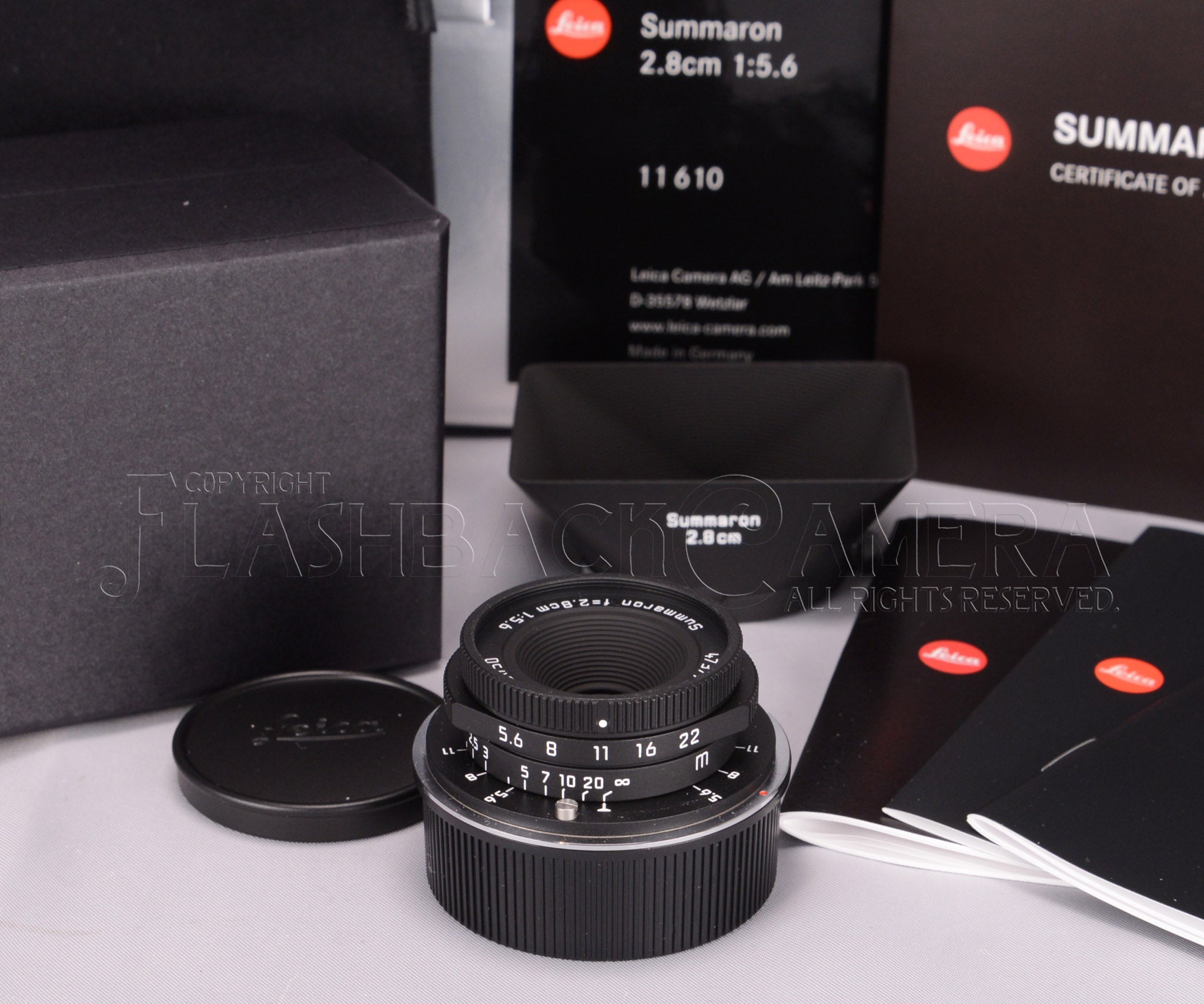 Summaron-M 28mm f5.6 (M) Black Limited Edition – FLASHBACK CAMERA