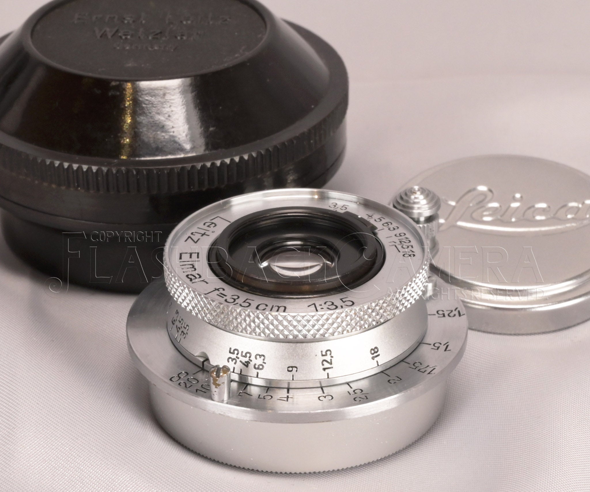 人気スポー新作 Leica Elmar 35mm f/3.5 ライカ エルマー35mm 美品 ...