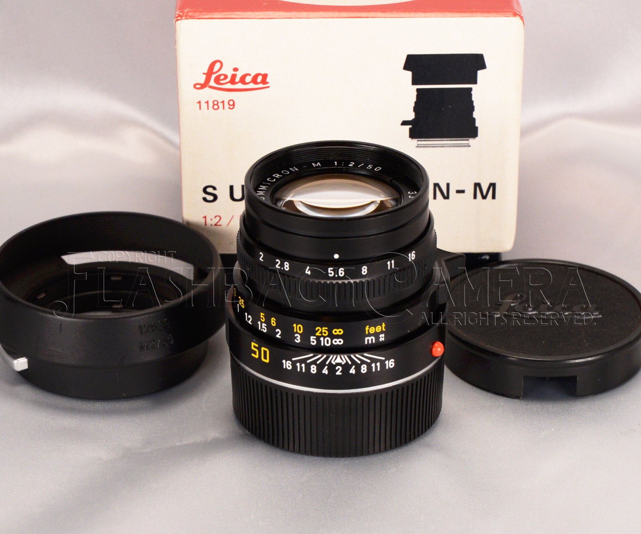 豊富な新品Leica ライカ Summicron M 50mm F2 ズミクロン 沈胴 レンズ(単焦点)