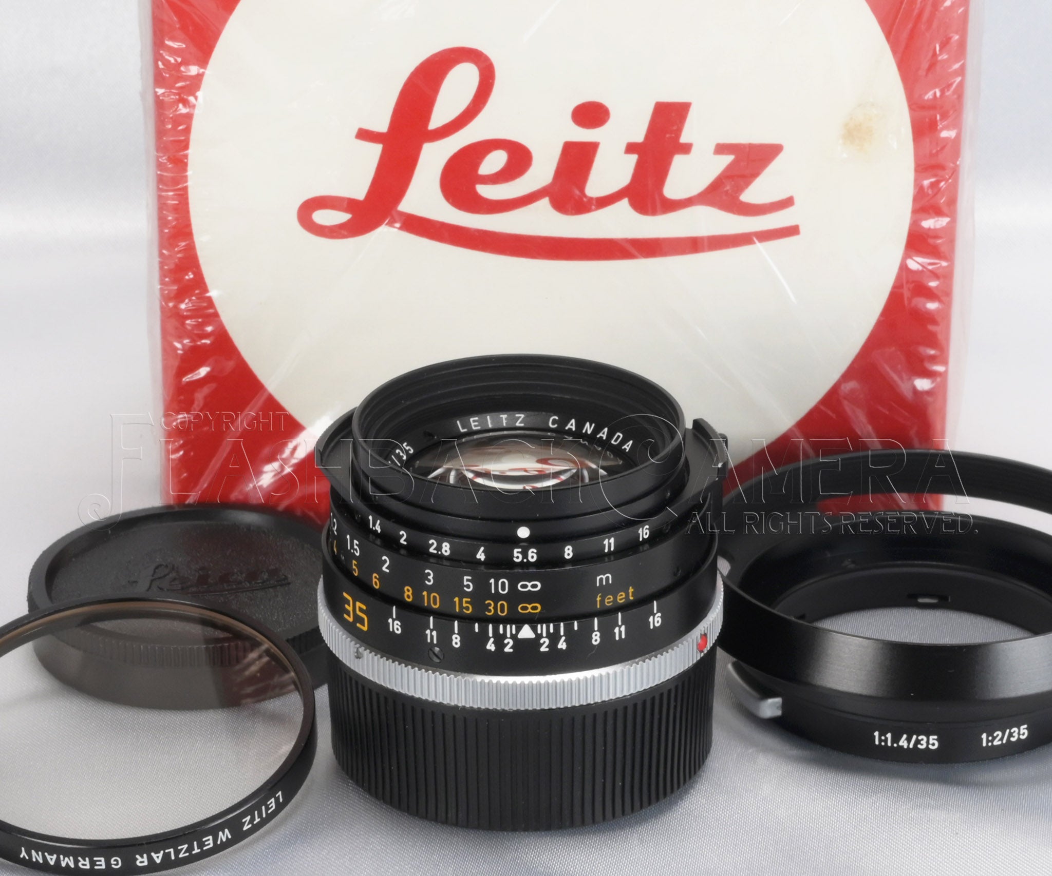 Summilux 35mm f1.4 (M) Black – FLASHBACK CAMERA