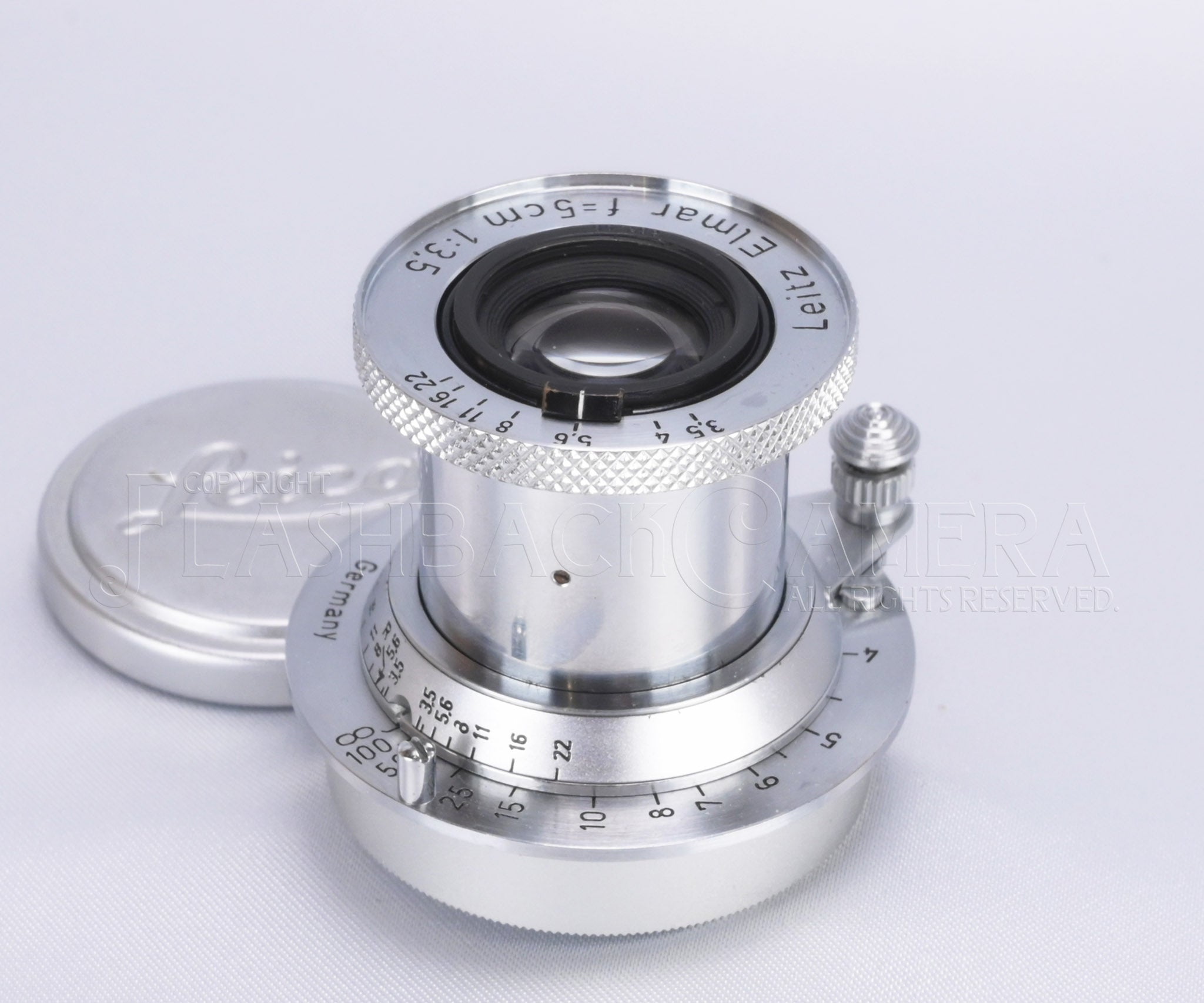 Leica ライカ M Elmar 50mm 5cm f3.5 OH 済み　希少 Elmar 50mm f3.5 (L) Nickel – FLASHBACK CAMERA