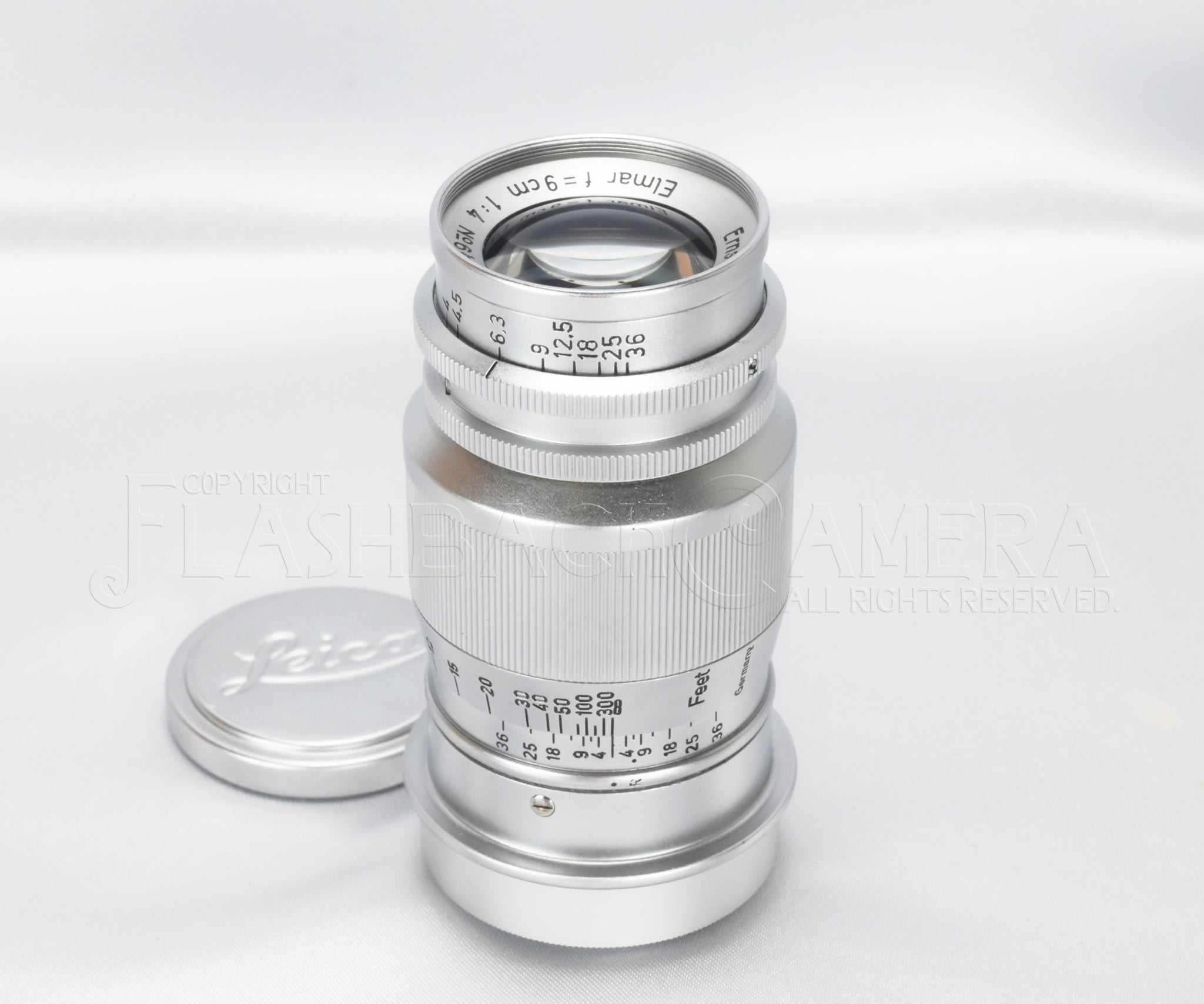 Leica Elmar 9cm f4 ライカ エルマー 90mm f4 Elmar 90mm f4 (L) All Chrome – FLASHBACK CAMERA