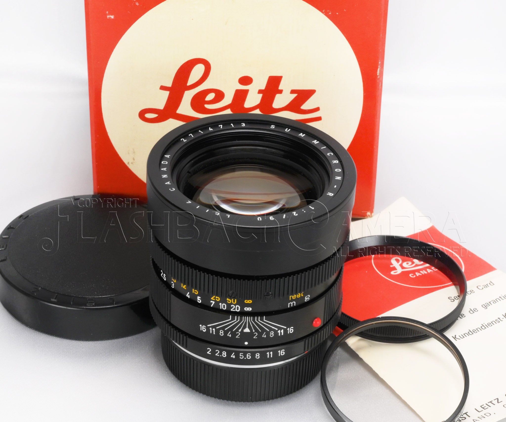 ライカ ズミクロンR 90ミリF2 3カム ライカ ズミクロン （R）90mm F2（3カム） : オールドレンズの