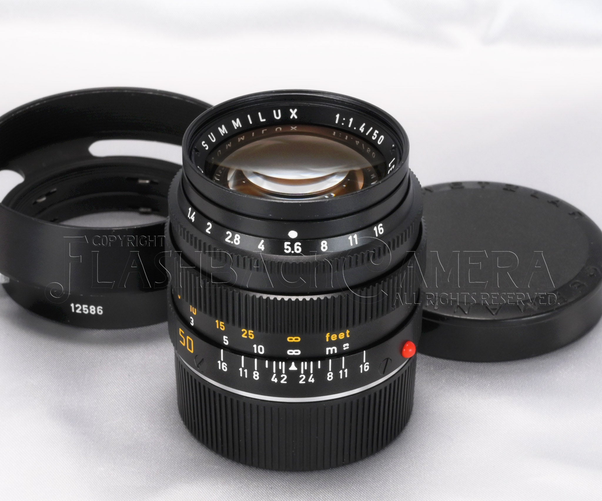 Summilux 50mm f1.4 (M) Black – FLASHBACK CAMERA
