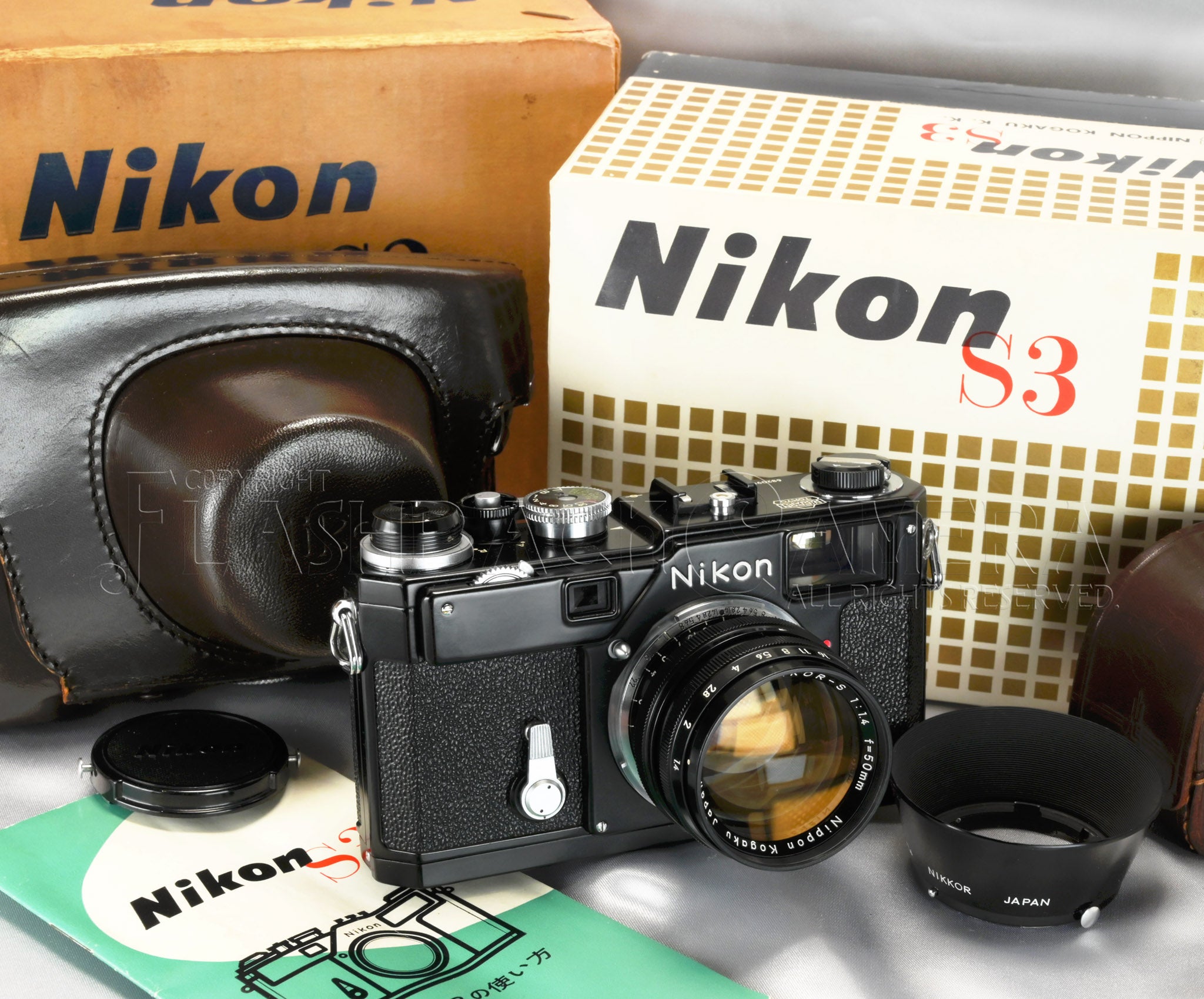 Nikon S3 Olympic Black Paint – FLASHBACK CAMERA