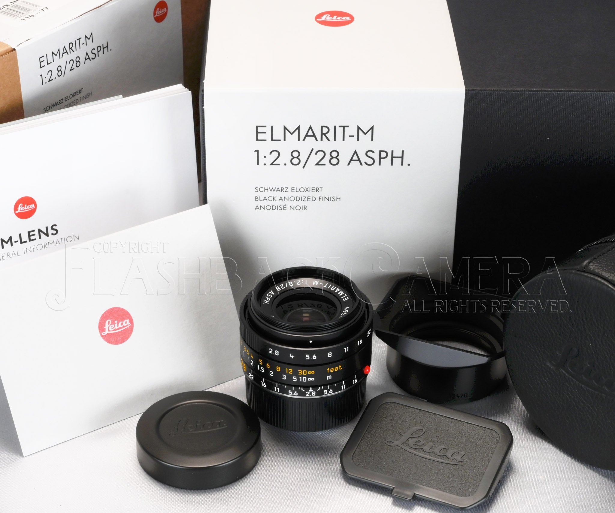 Elmarit-M 28mm f2.8 ASPH (M) Black – FLASHBACK CAMERA