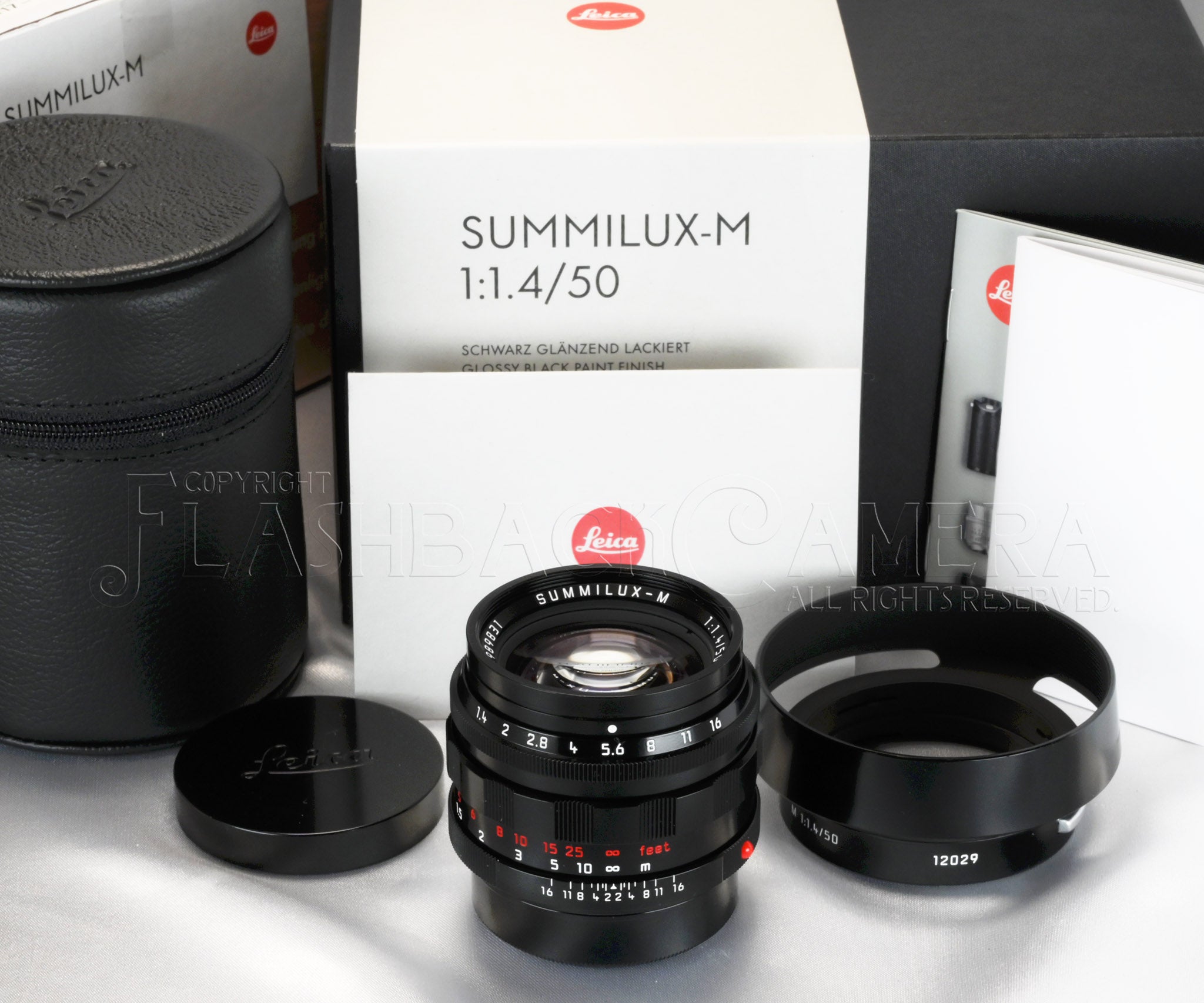 Summilux-M 50mm f1.4 (M) Glossy Black – FLASHBACK CAMERA