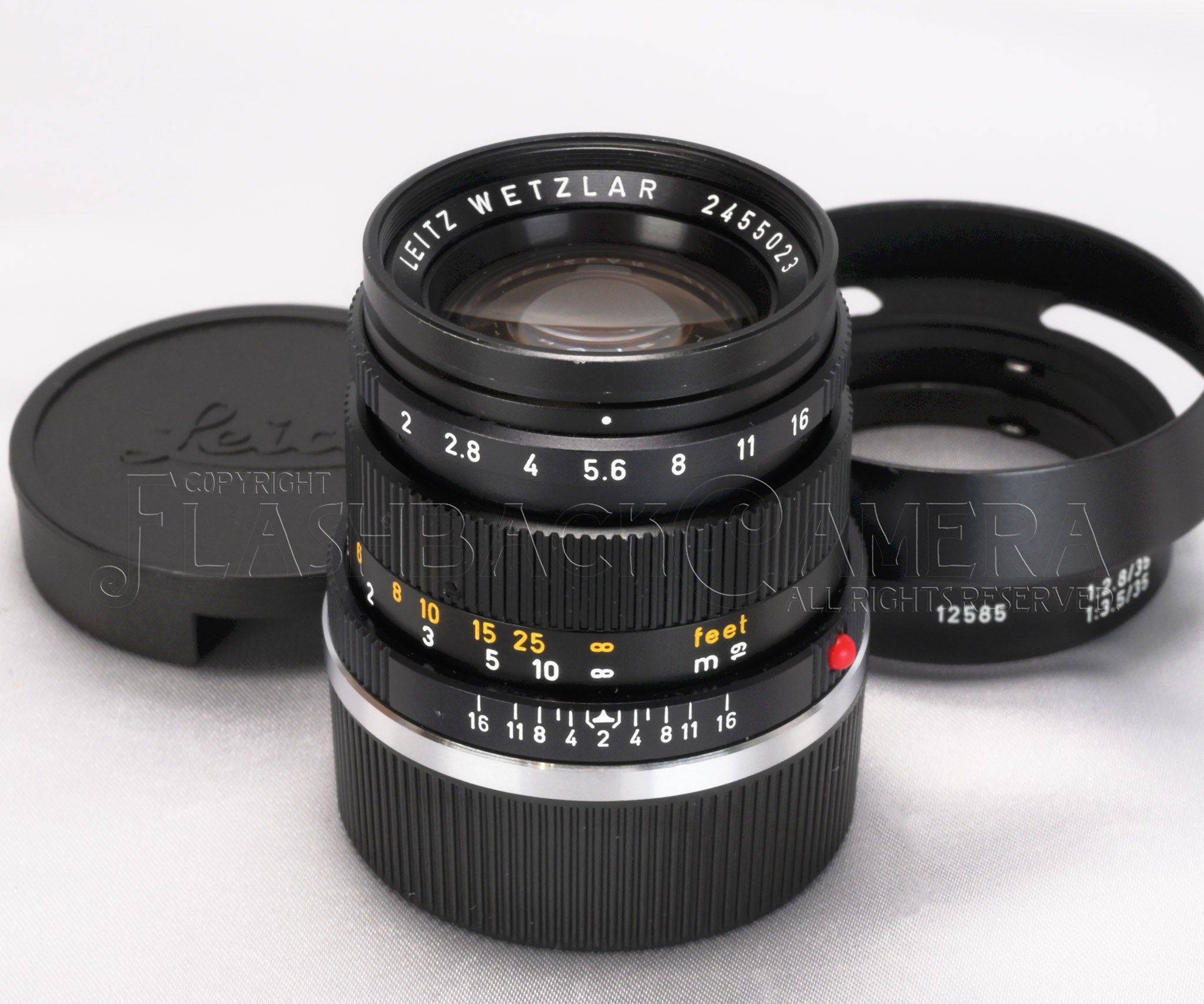 Summicron 50mm f2 (M) Black – FLASHBACK CAMERA