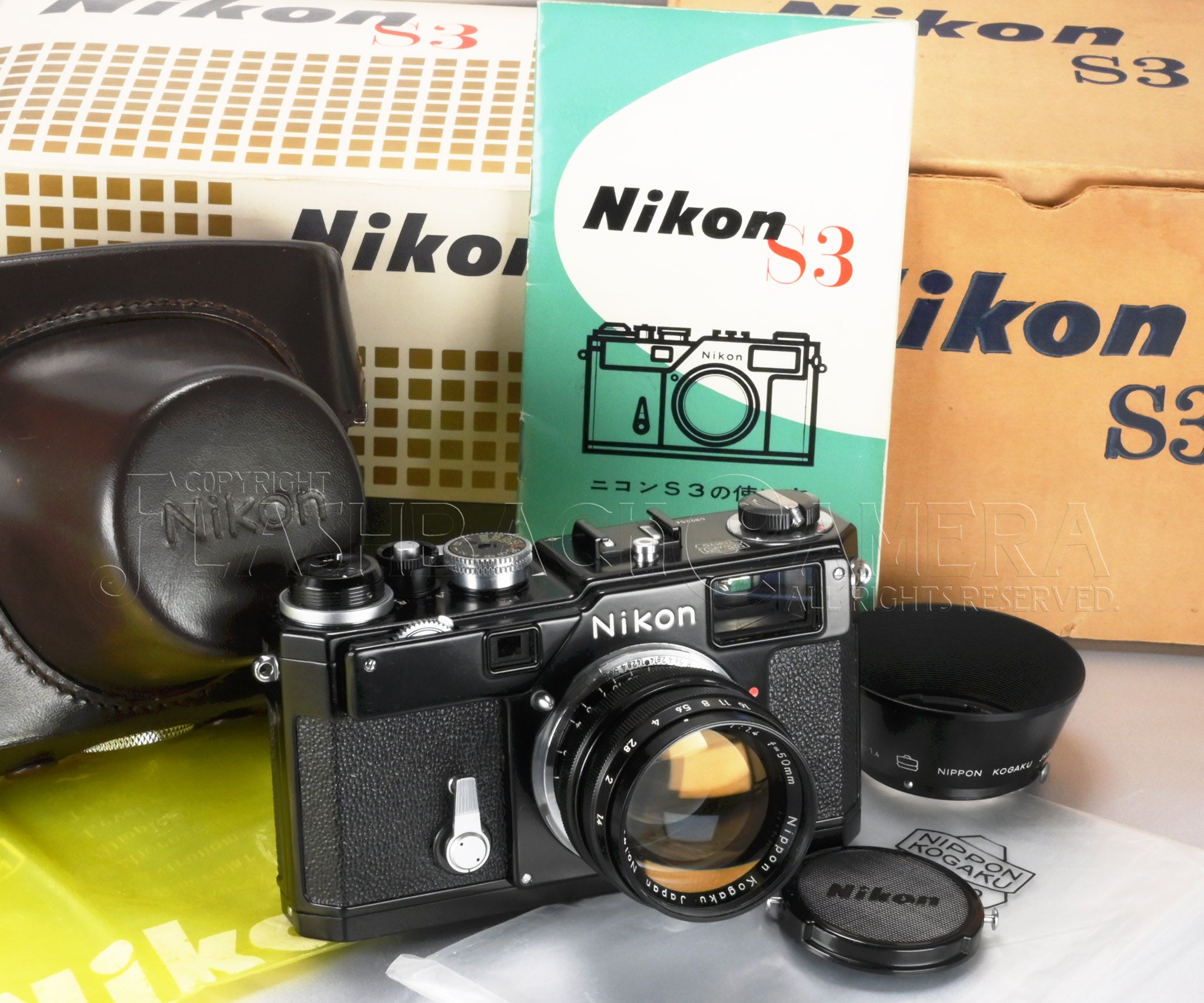 Nikon S3 Olympic Black Paint – FLASHBACK CAMERA
