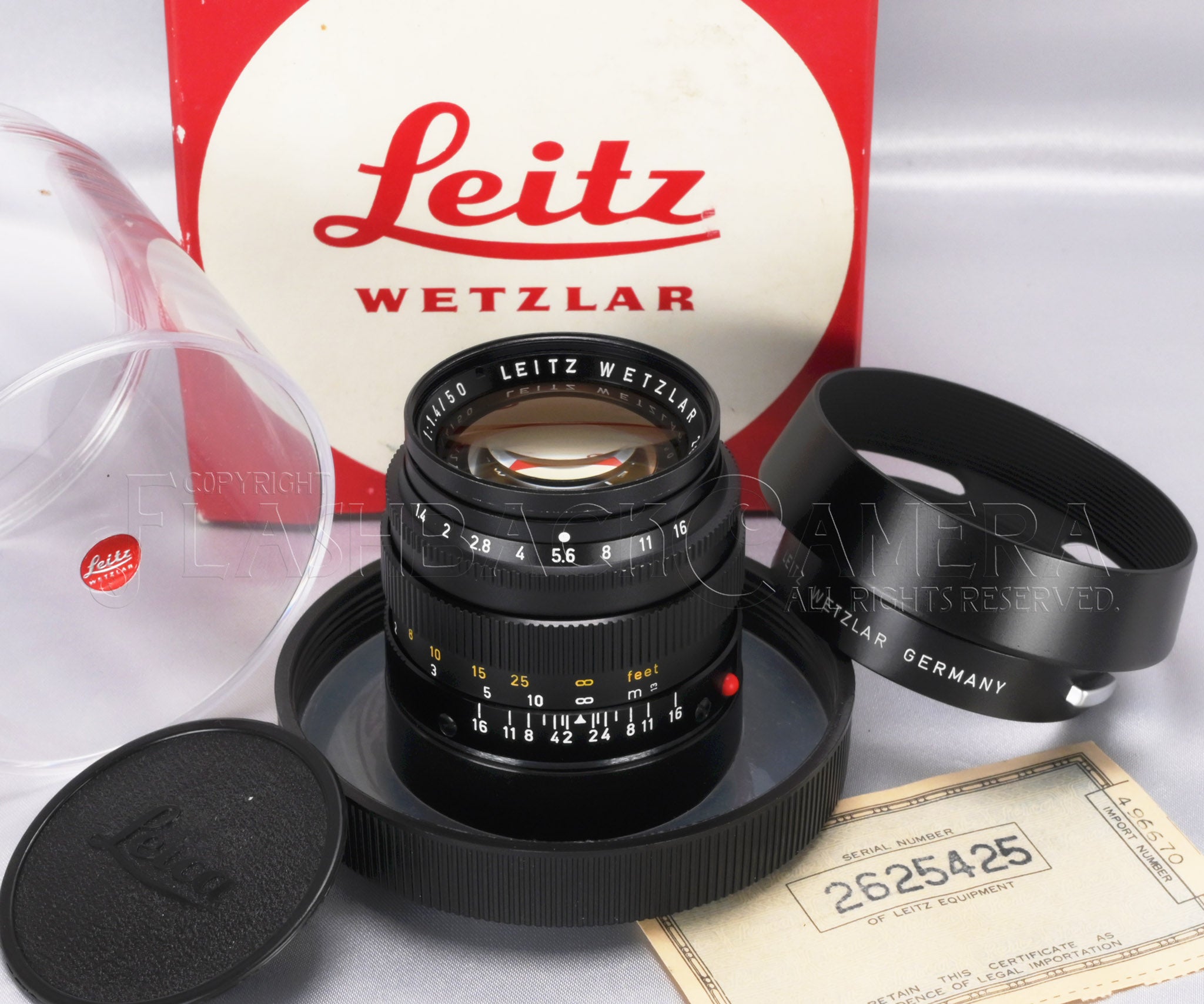 Summilux 50mm f1.4 (M) Black – FLASHBACK CAMERA