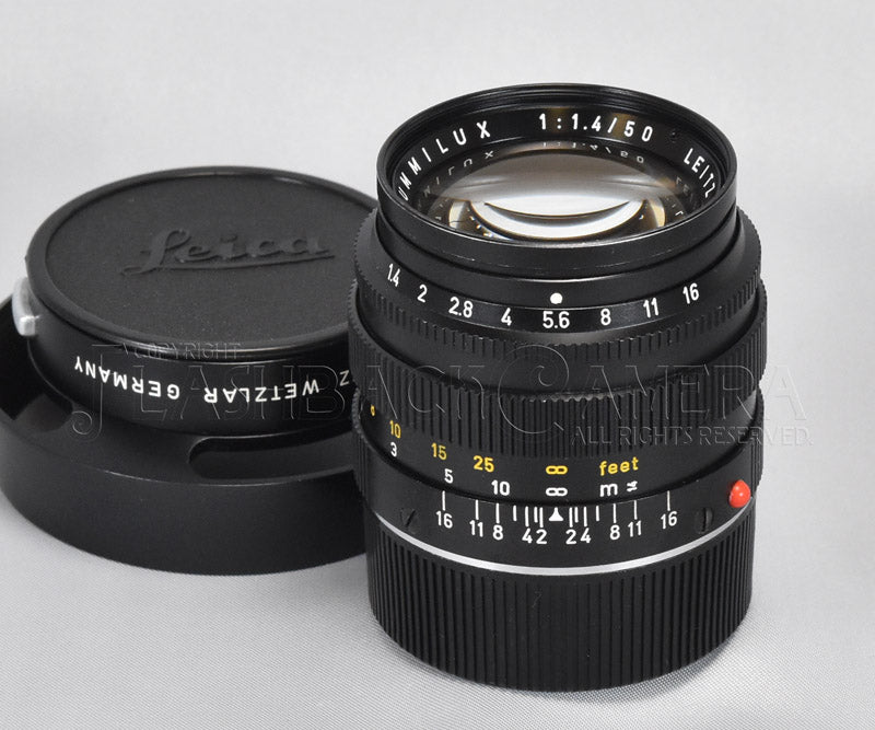 Summilux 50mm f1.4 (M) Black – FLASHBACK CAMERA