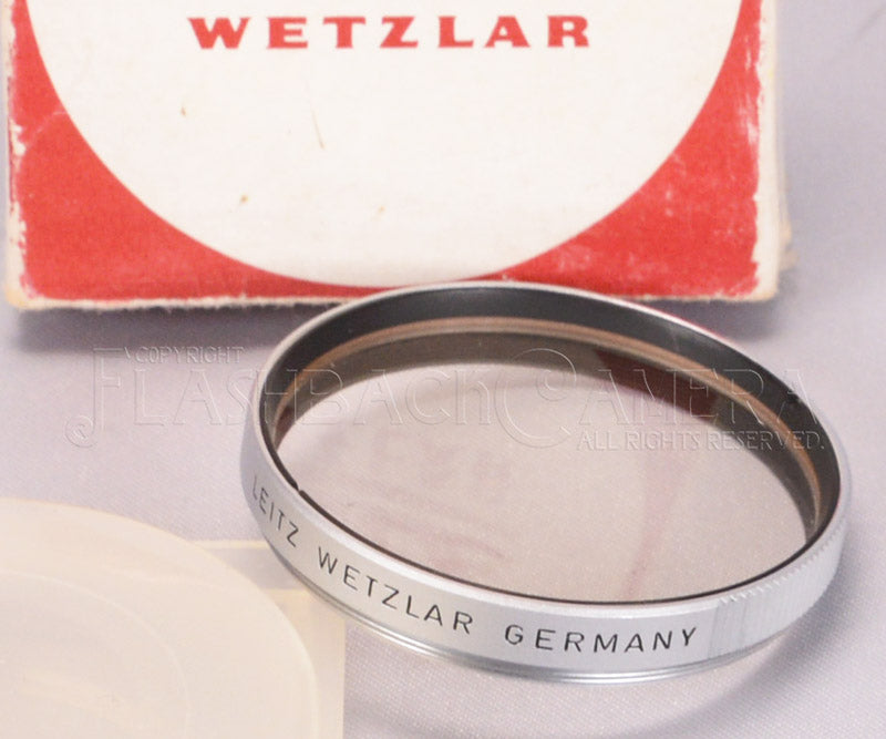 Leitz UV A Filter 39mm Circular Filter Thread M39 Leitz UV A Filter 39mm Circular Filter Thread M39