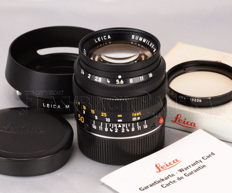 Summilux-M 50mm f1.4 (M) Black – FLASHBACK CAMERA