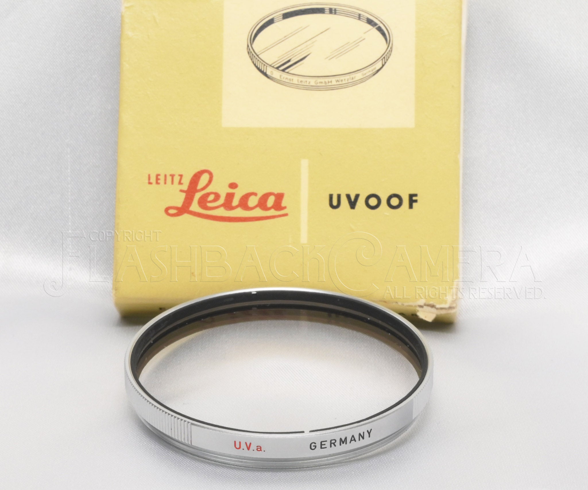Leitz UVa Filter E58 UVOOF β FLASHBACK CAMERA