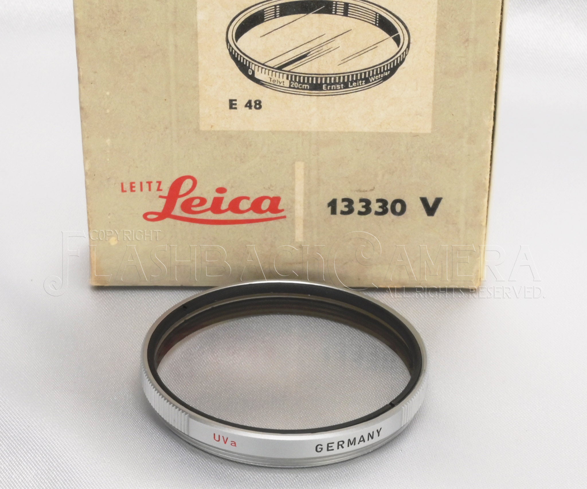 Leitz UVa Filter E48 Chrome β FLASHBACK CAMERA