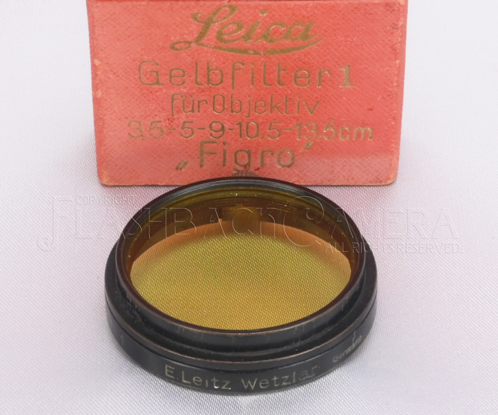 Leitz Yellow Filter A36 FIGRO β FLASHBACK CAMERA