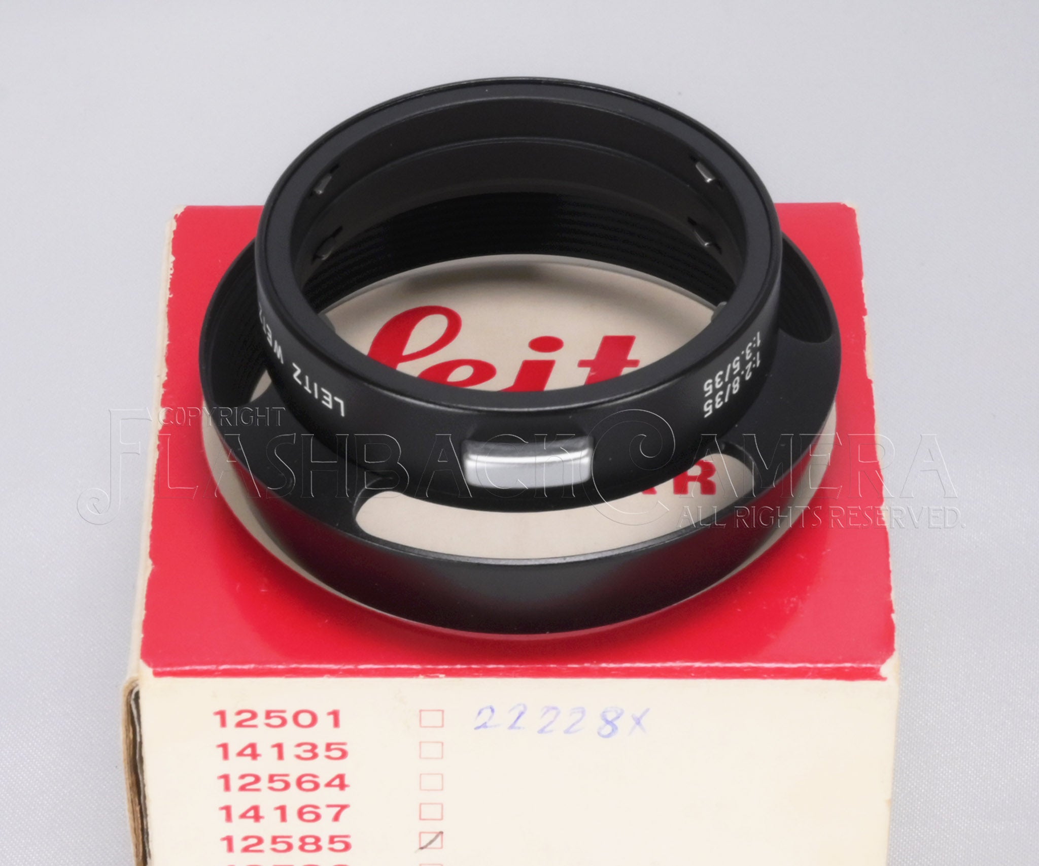 Leitz Lens Hood 12585 – FLASHBACK CAMERA