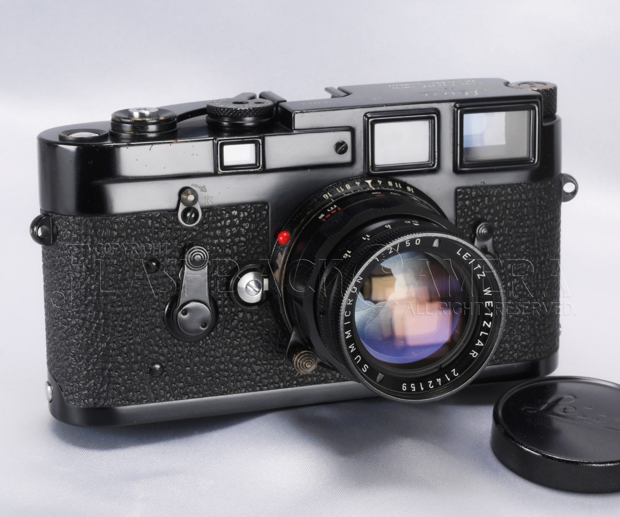 PETTY　ズミクロン50mm ブラックペイント Black Paint Summicron 50mm f2 (M) Black Paint – FLASHBACK CAMERA