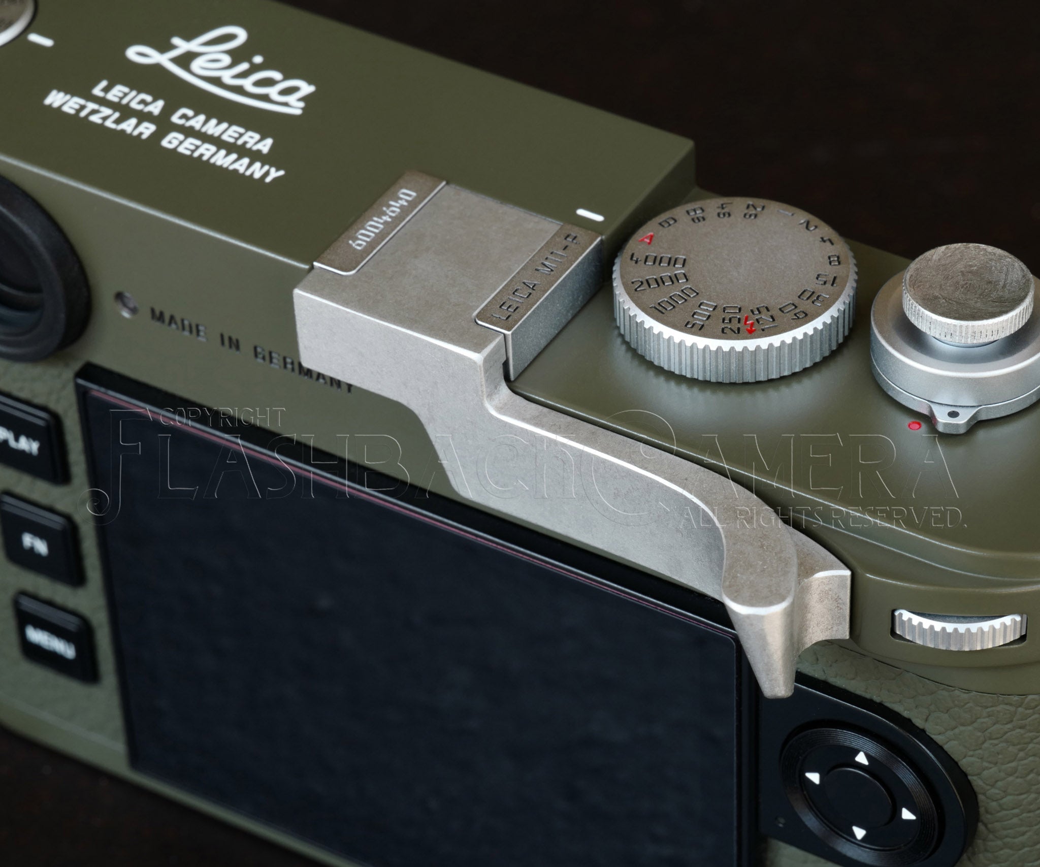 ★　Leica 純正　M10 M11 用　サムレスト　シルバー　元箱付　綺麗です M10/M11用 サムレスト シルバー / ライカオンラインストア