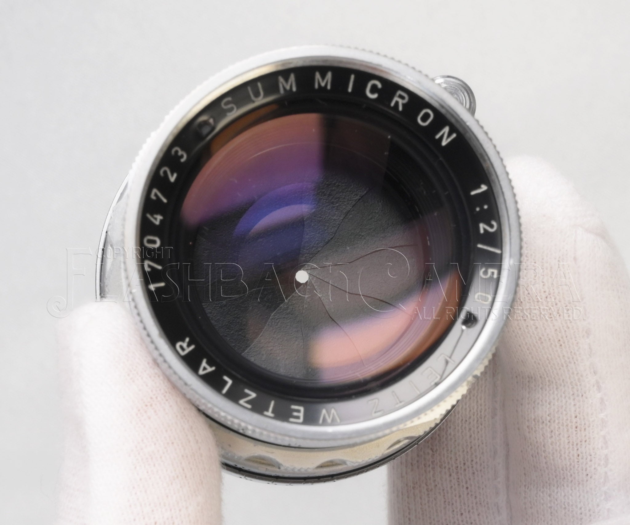 summicron 50mm f2 rigid 前期 後塗り Summicron 50mm f2 固定鏡胴後期 ブラックペイント イエロー