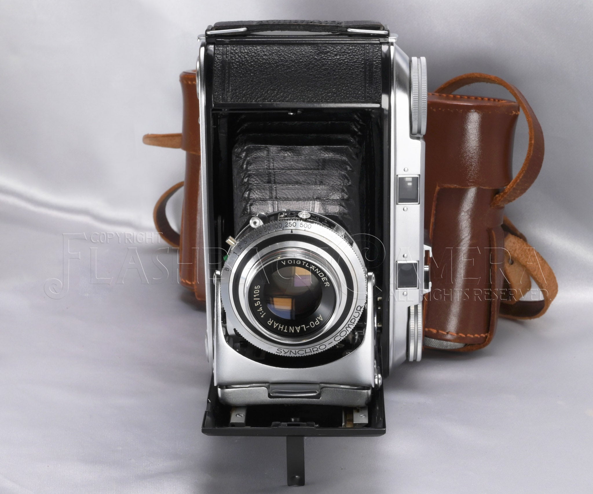 フィルムカメラ Voigtlander Bessa Camera 105mm F4.5 Voigtländer Bessa I With Vaskar 105mm f4.5 Review - 50mmF2
