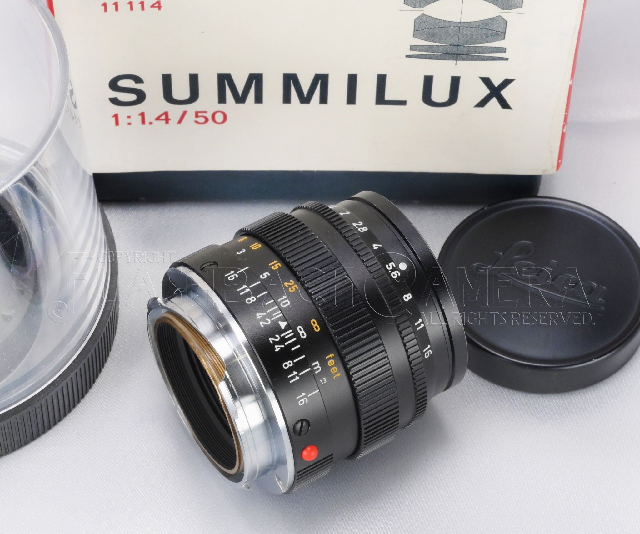 Summilux 50mm f1.4 (M) Black – FLASHBACK CAMERA