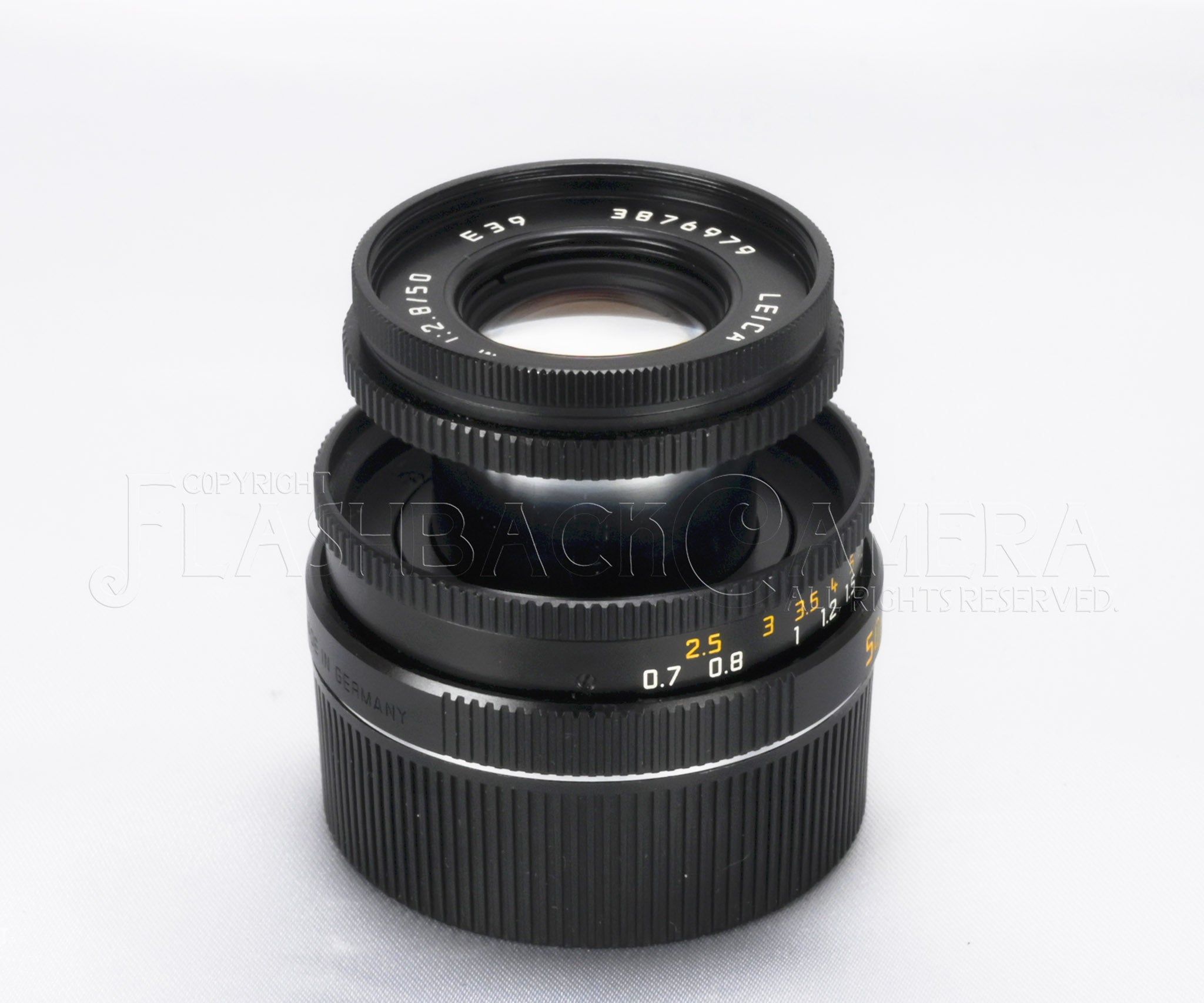 ライカ エルマー 50mm f2.8　ブラック LEICA Elmar-M Elmar-M 50mm f2.8 (M) Black – FLASHBACK CAMERA