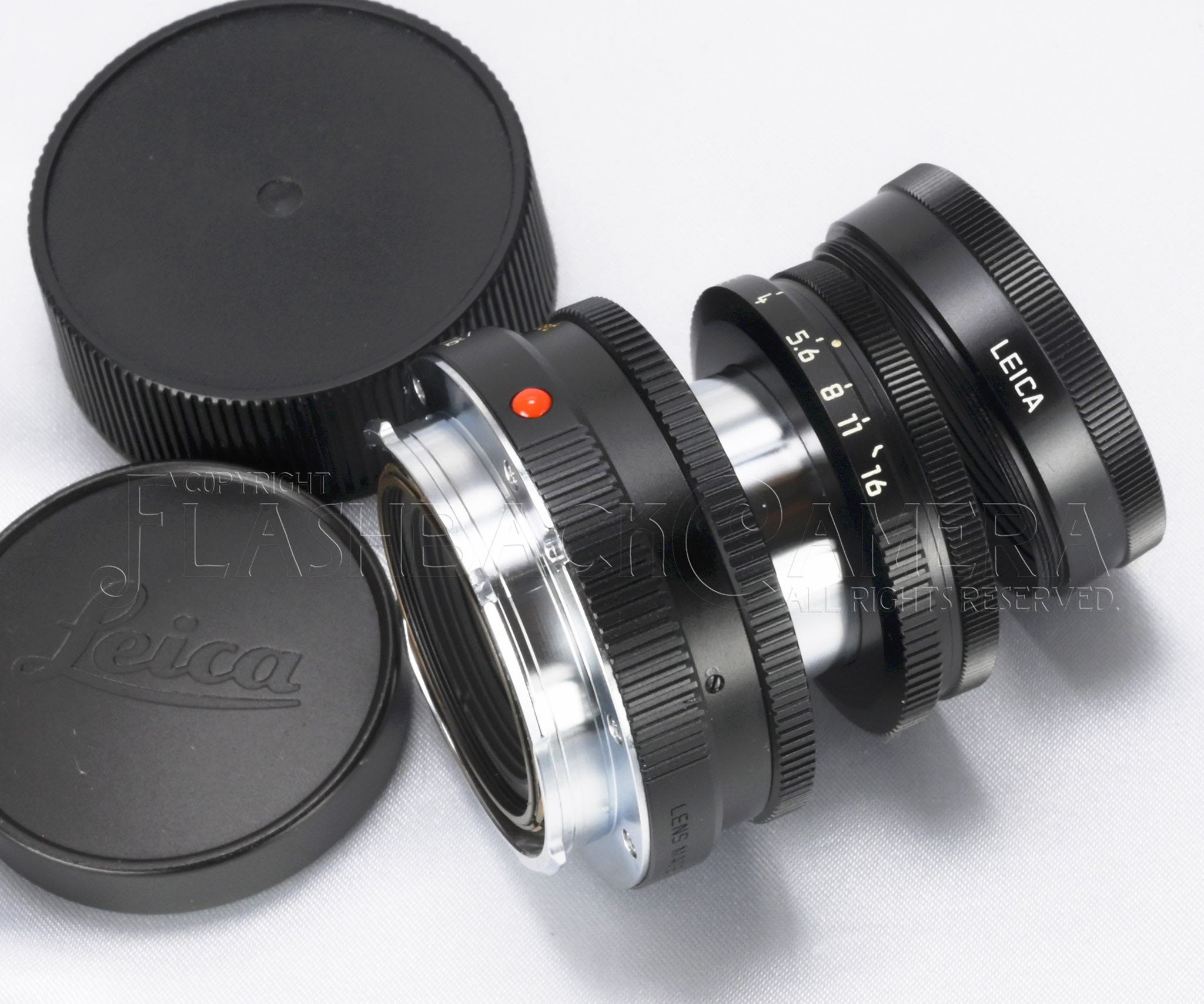 ライカ エルマー 50mm f2.8　ブラック LEICA Elmar-M Elmar-M 50mm f2.8 (M) Black – FLASHBACK CAMERA