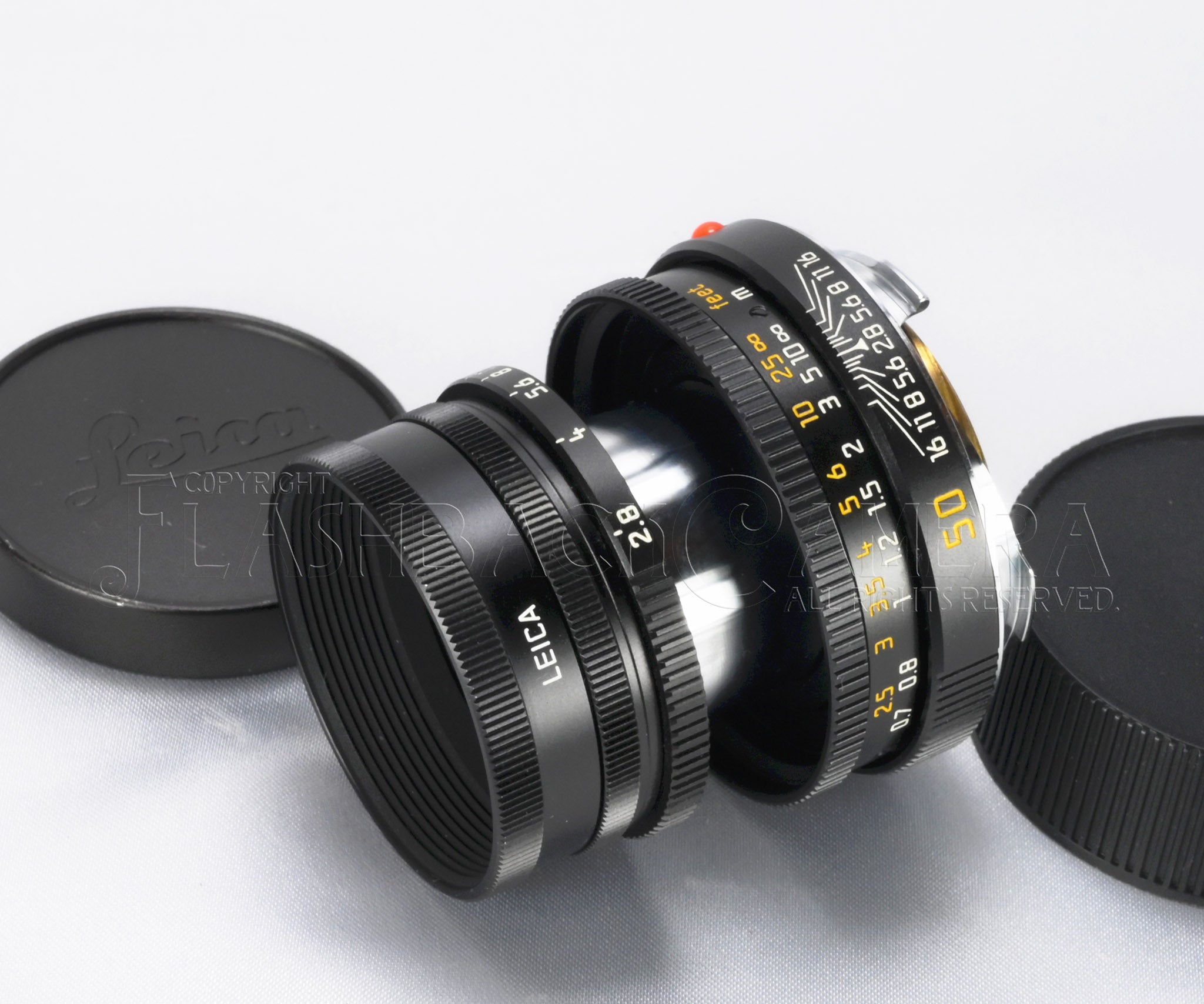 ライカ エルマー 50mm f2.8　ブラック LEICA Elmar-M Elmar-M 50mm f2.8 (M) Black – FLASHBACK CAMERA